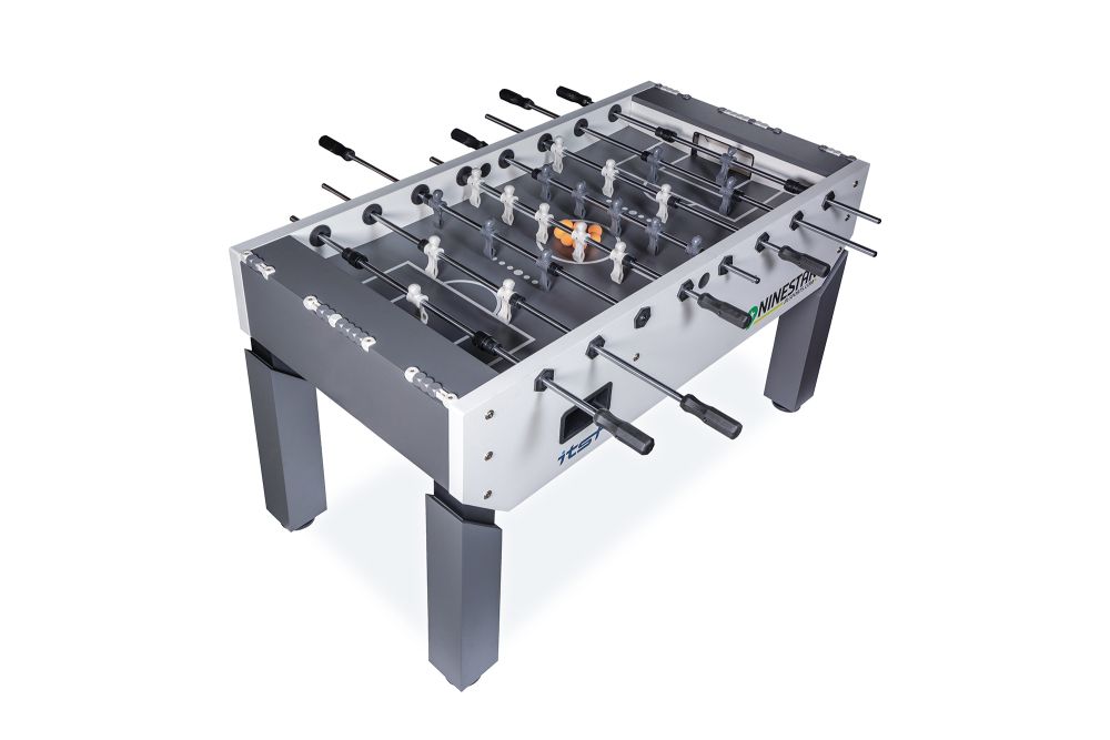 Фотографии Игровой стол - футбол "NineStar Iron Pro ITSF Grey" (144х75,5х90)