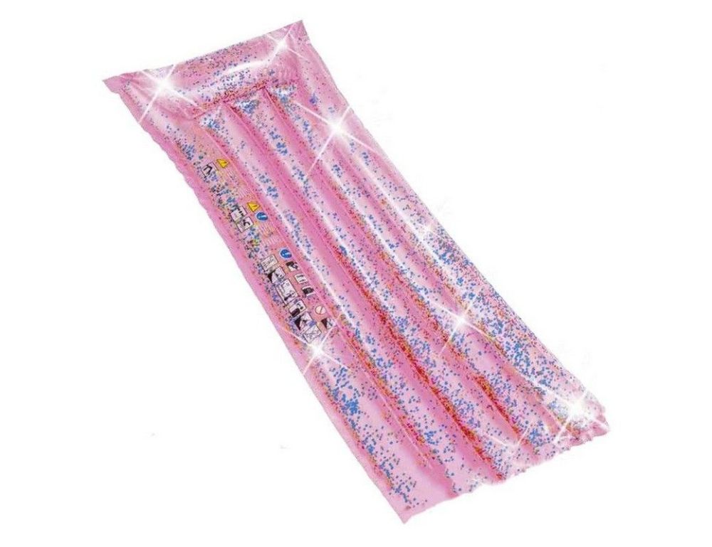 Фотографии Надувной матрас с блестками Intex 183х69 см 58720