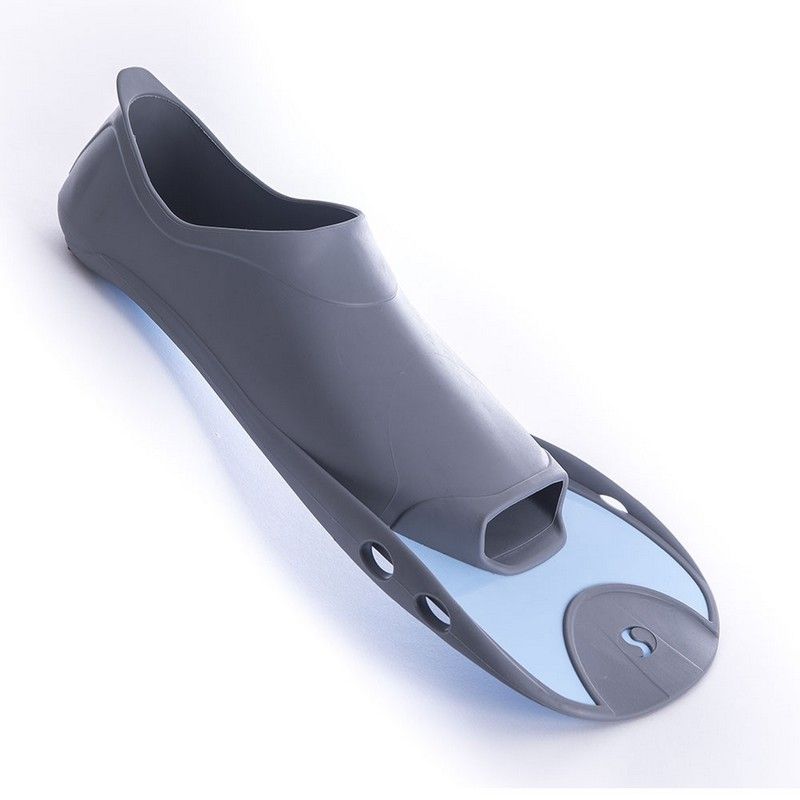 Фото Ласты для плавания Salvas F5 Fin TPR и Technoflex серо-голубой