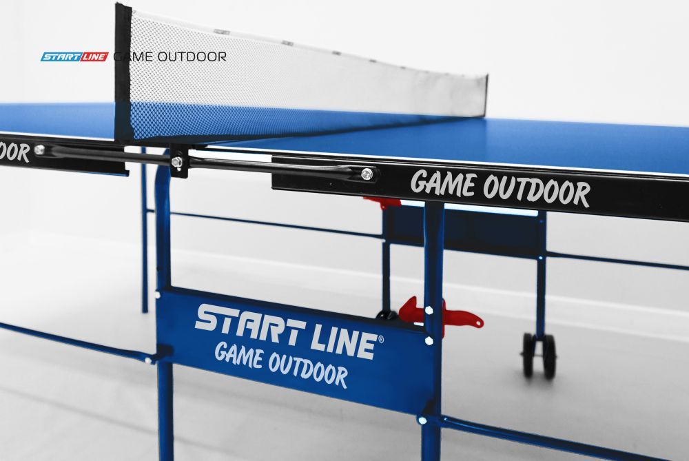 Фотографии Стол теннисный Game Всепогодный с сеткой Синий
