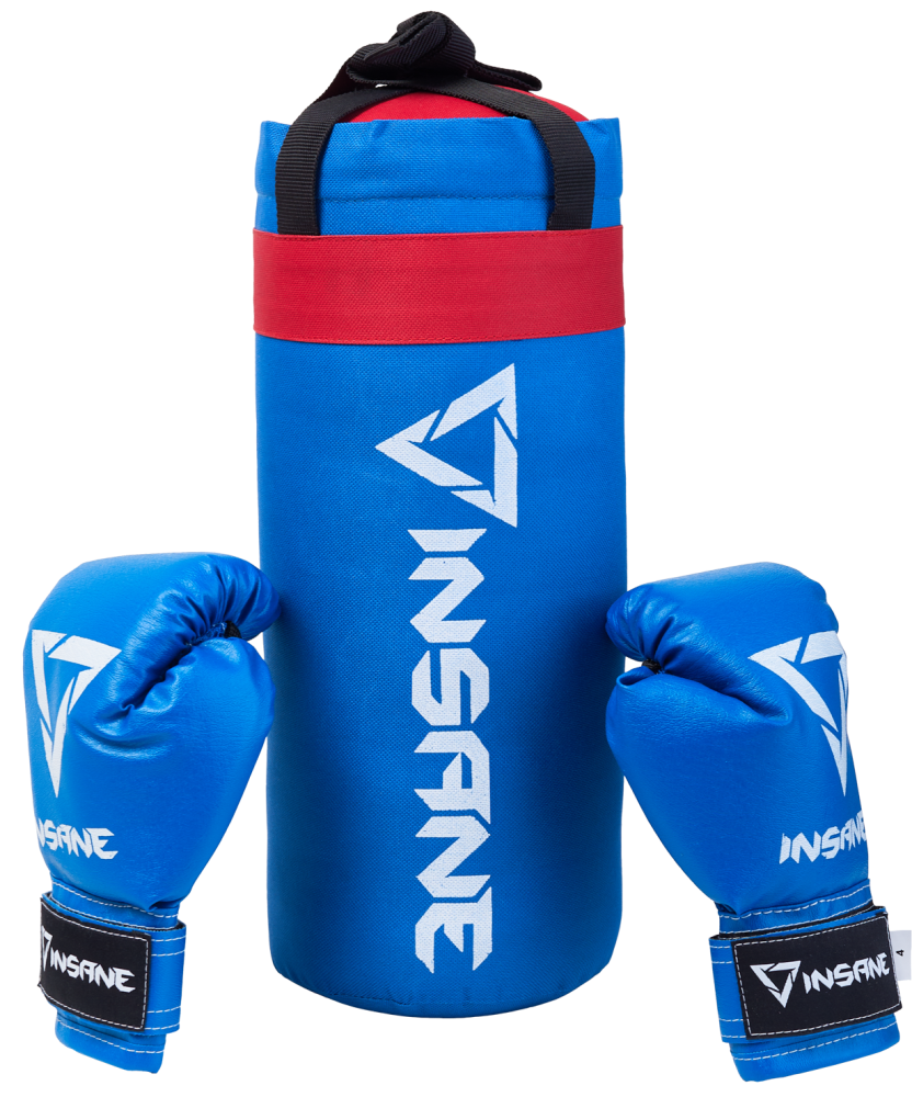 Фото Набор для бокса Fight, синий, 39х16 см, 1,7 кг, 4 oz