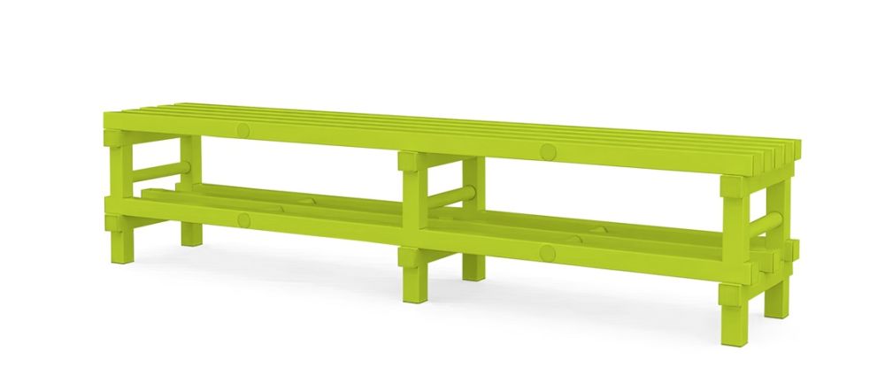 Фотографии Скамья двухуровневая усиленная