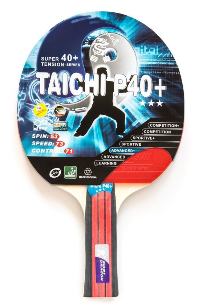Фото Теннисная ракетка Dragon Taichi 3 Star New (анатомическая)