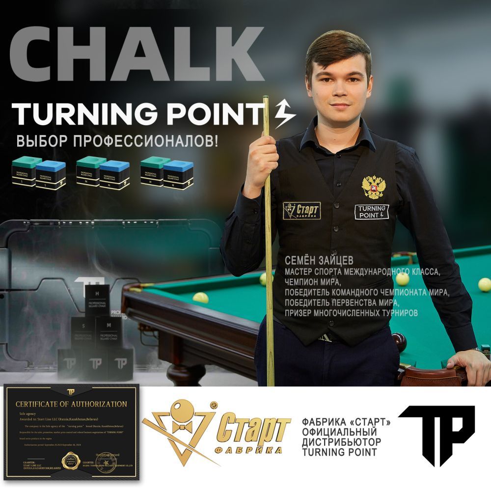 Фотографии Мел Turning Point Pro Синий M