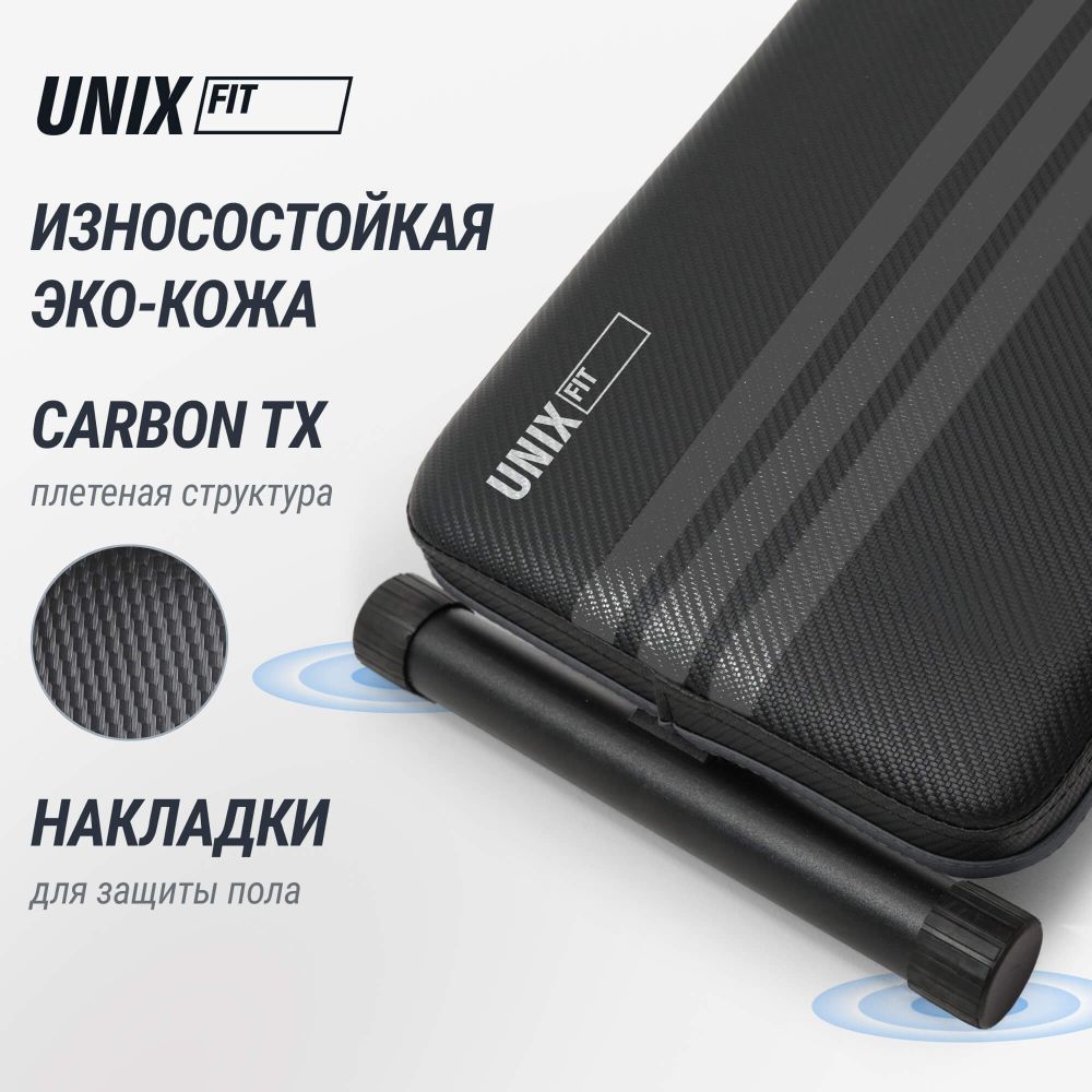 Скамья для пресса UNIX Fit для подъема корпуса / Sit-up 140