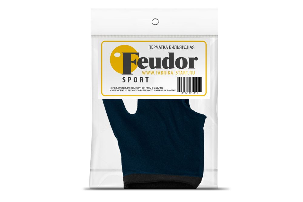 Фотографии Перчатка-бильярдная Feudor Sport blue XL