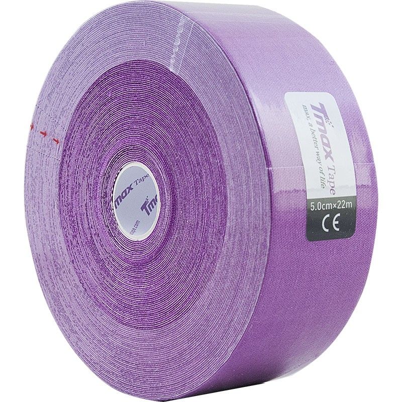 Фото Тейп кинезиологический Tmax 22m Extra Sticky Lavender фиолетовый