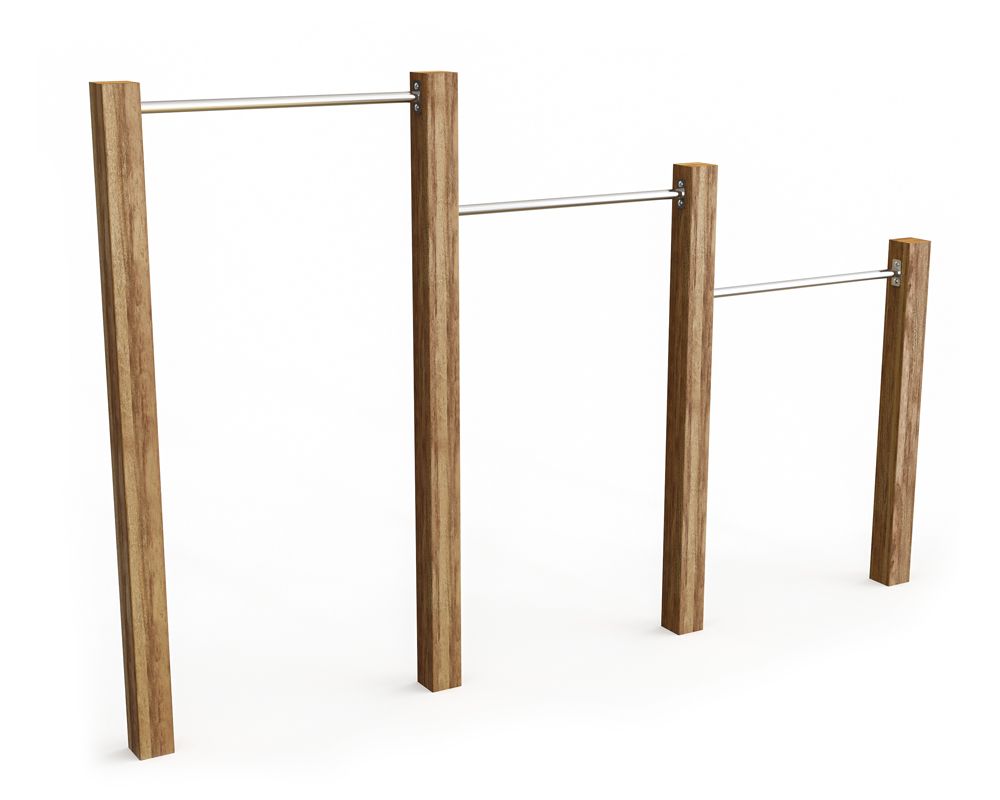 Фотографии Турник тройной WOOD&SPORT «Брисбен»