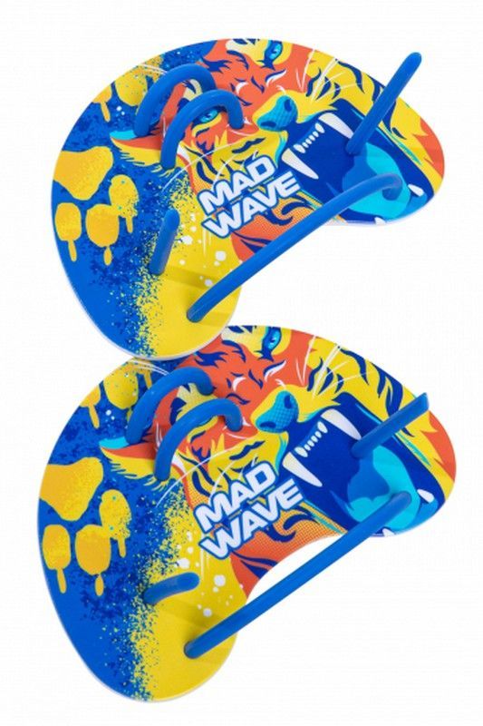 Фотографии Лопатки Mad Wave Paddles Finger Fun M0743 03 0 04W синий
