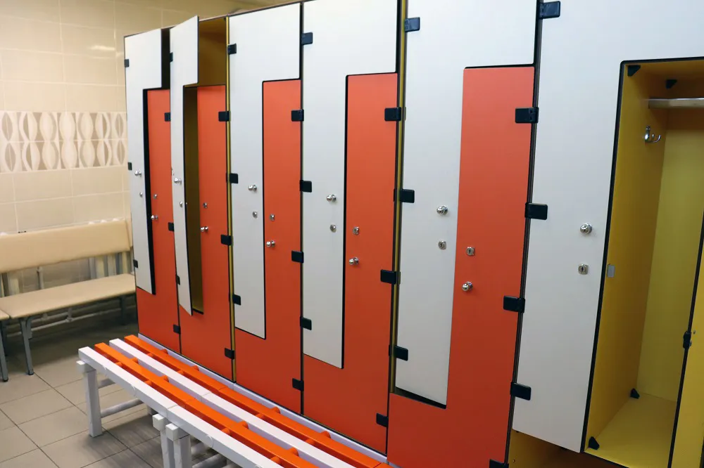 Фотографии Шкаф 2–2 «Галеон» на скамье–подставке ПВХ