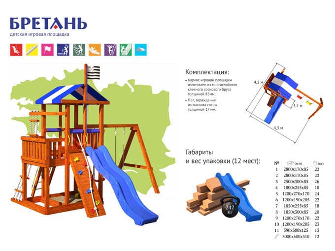 Фотографии Детская игровая площадка Самсон Бретань