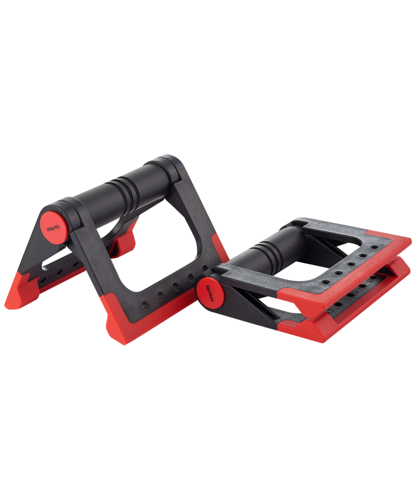 Фотографии Упоры для отжиманий складные BA-304 черный/красный