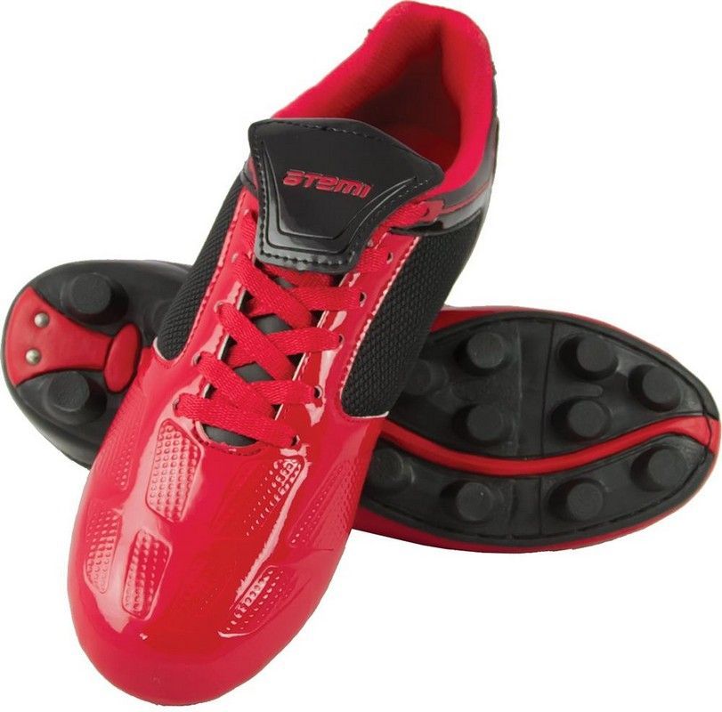 Фотографии Бутсы футбольные Atemi SD803 MSR синтетическая кожа красн/черн, (30-46)