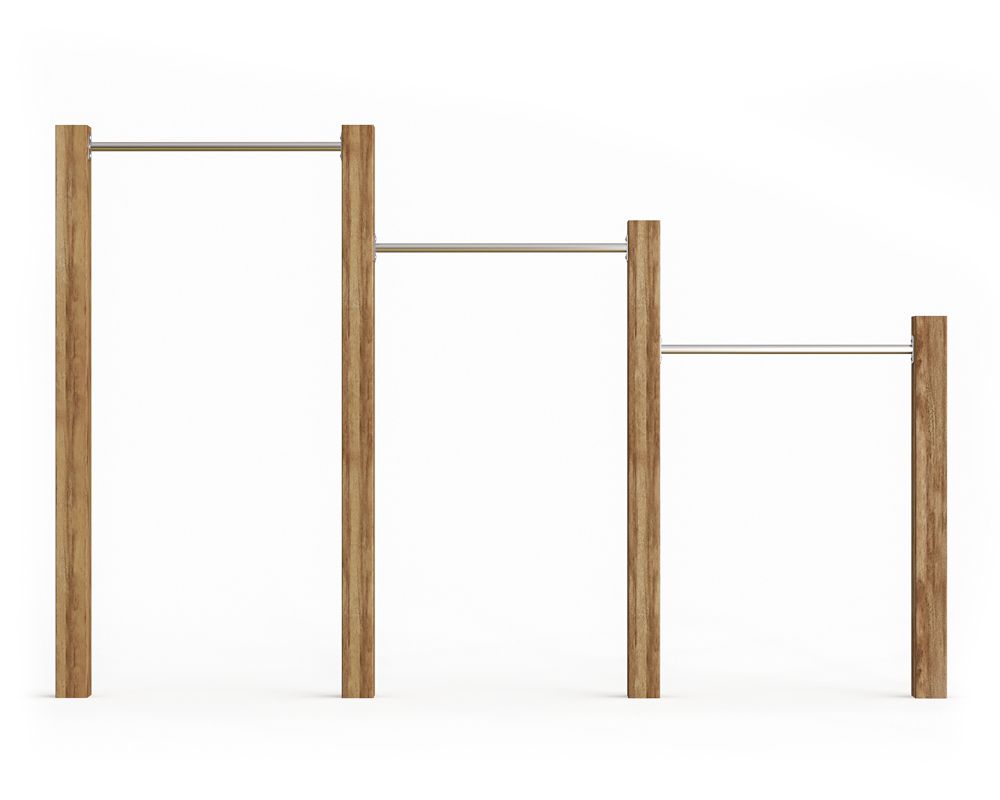Фотографии Турник тройной WOOD&SPORT «Брисбен»