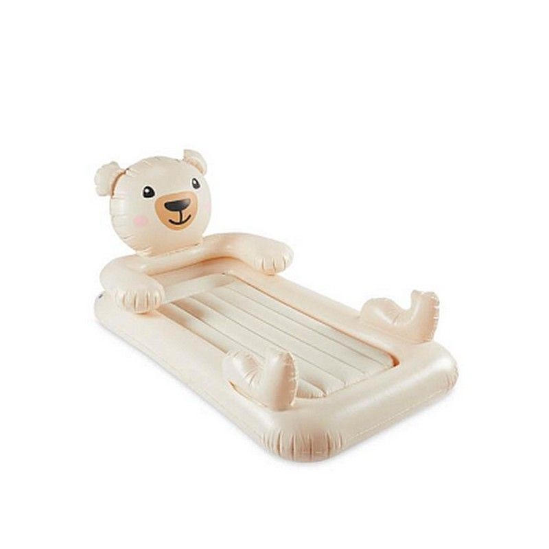 Фотографии Детский надувной матрас 114х178х71см Bear Kidz Travel с ручным насосом, 3-6 лет Intex 66814