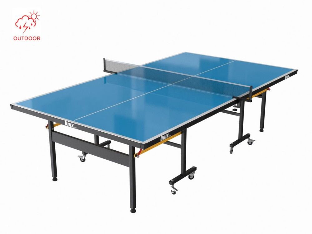 Фотографии Всепогодный теннисный стол Unix line Outdoor 6mm TTS6OUTBL blue