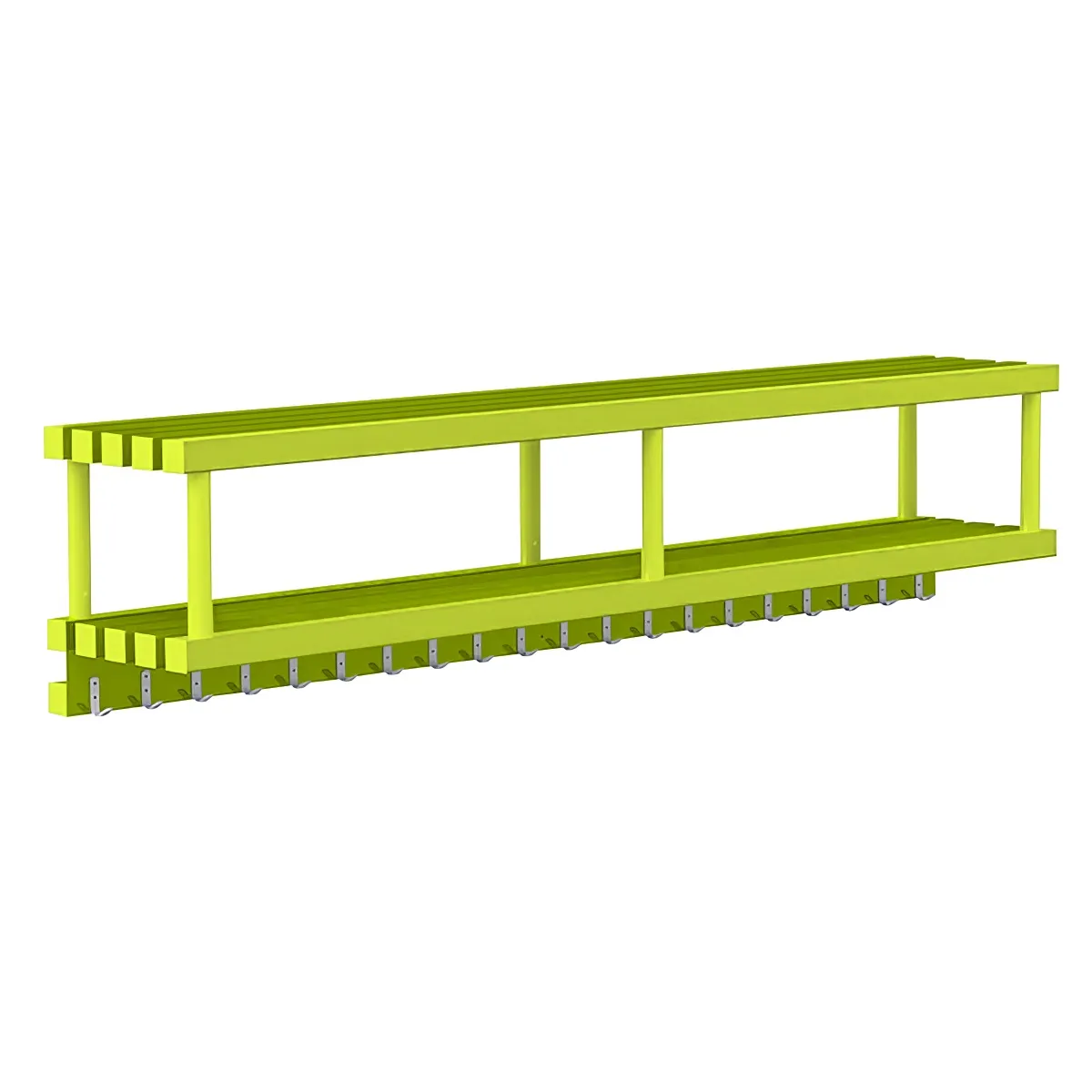 Фотографии Полка навесная с крючками (20) для полотенец