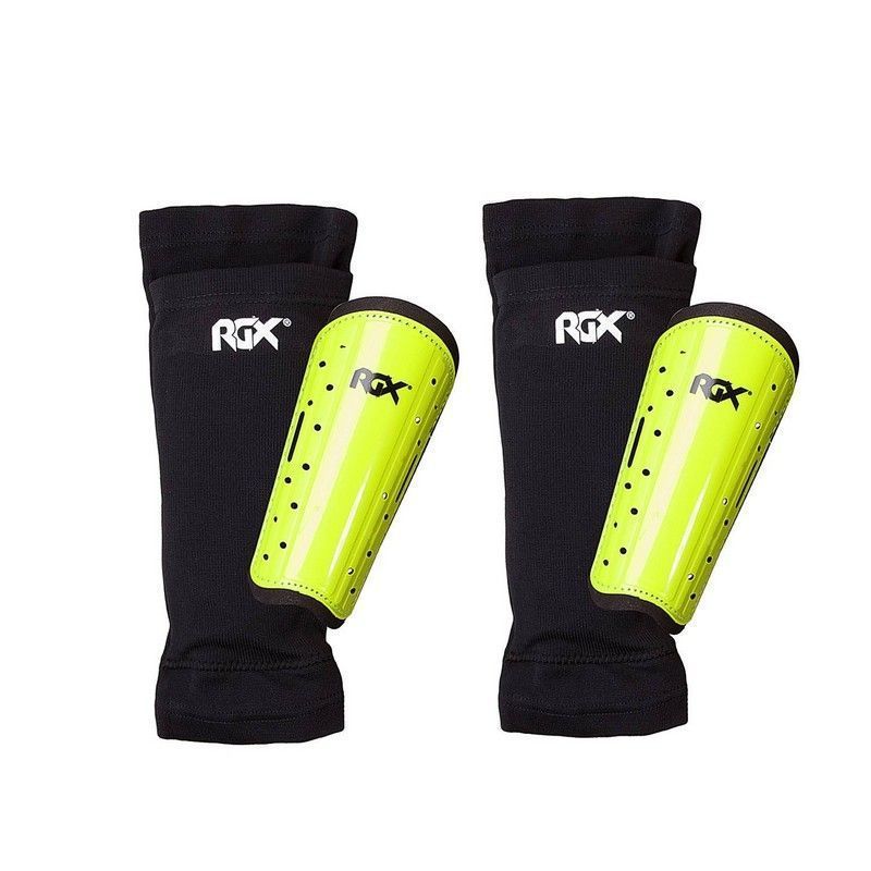 Фото Футбольные щитки RGX RGX-8400 Черный/Лайм