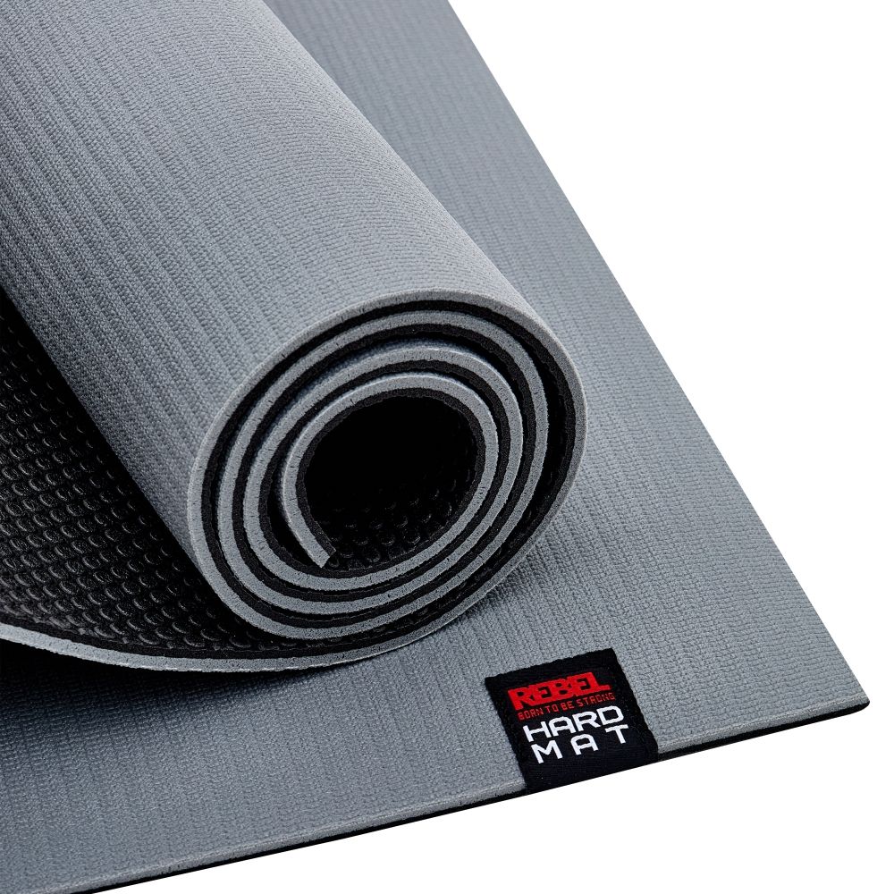 Фотографии Мат для йоги и аэробики двухслойный 6 мм REBEL HARDMAT