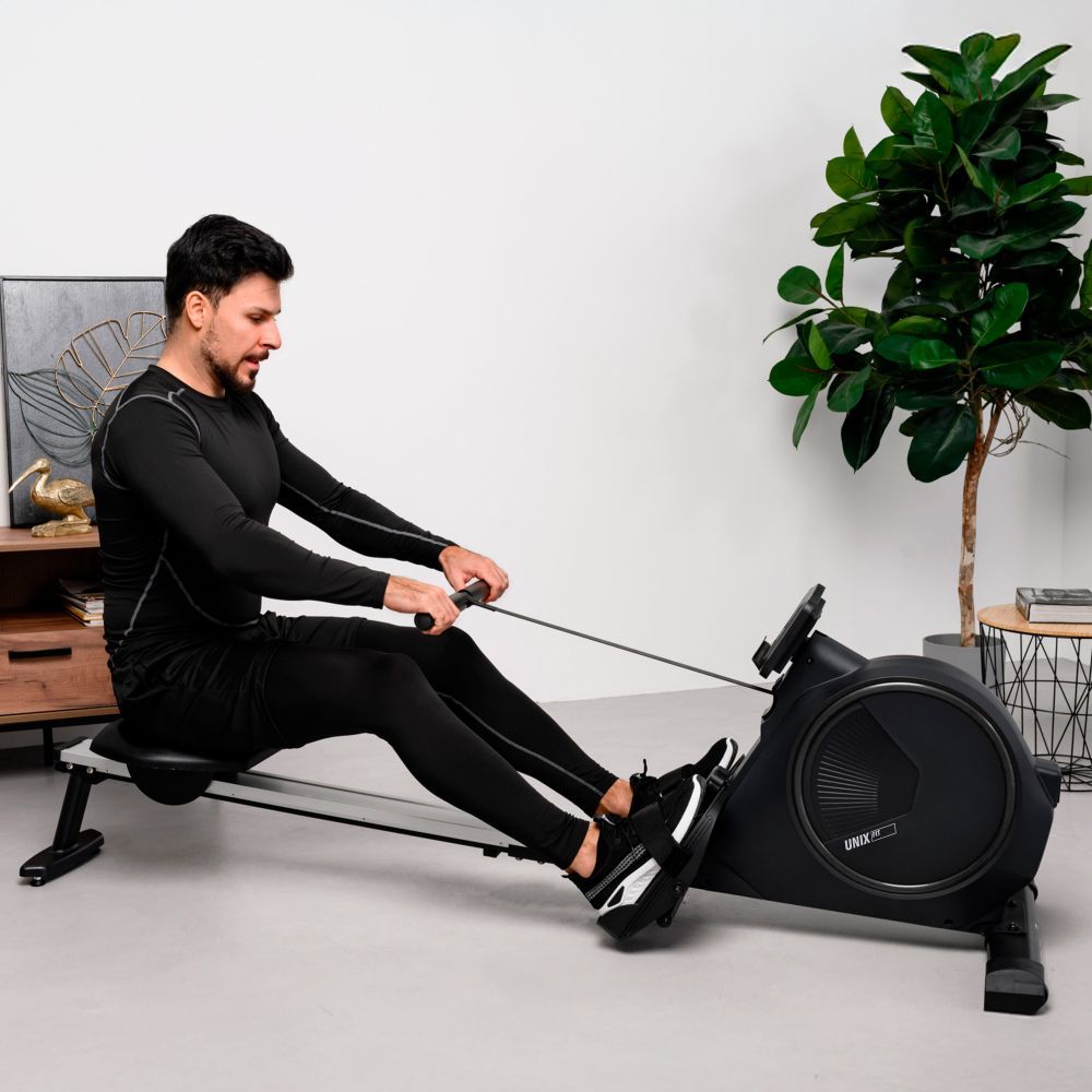 Гребной тренажер UNIX Fit электронная нагрузка / Techno Rower 410E