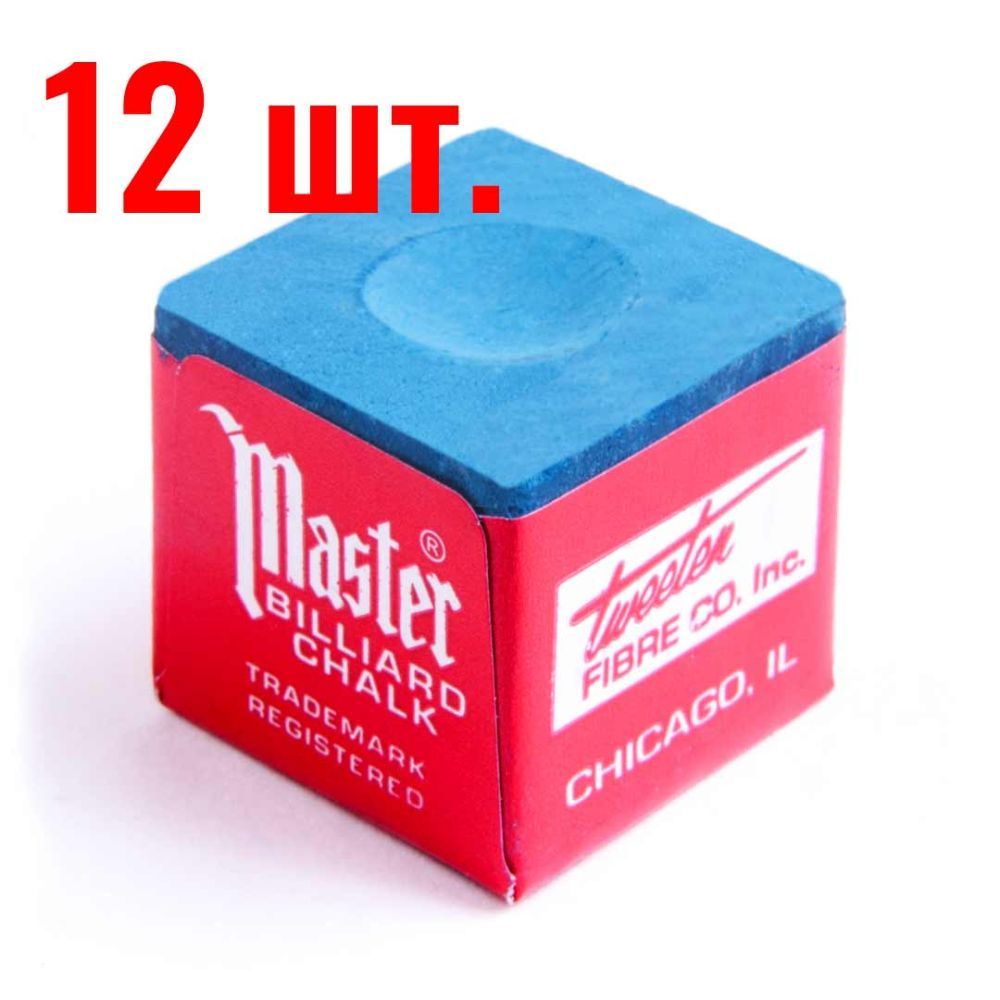 Фотографии Мел «Master» (12 шт) синий