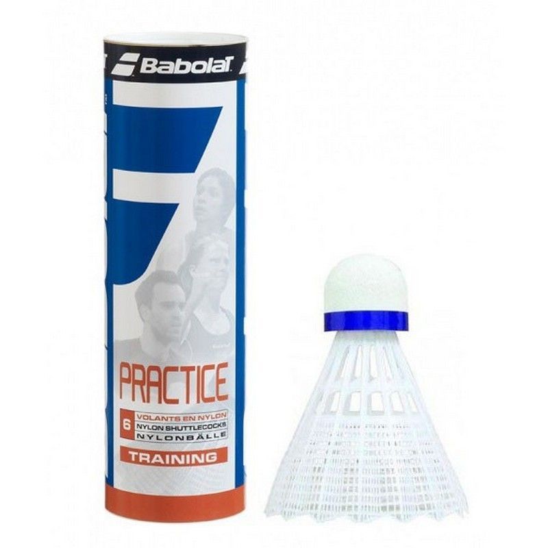 Фотографии Воланы для бадминтона Babolat Practice, 562005, 6 шт, белый