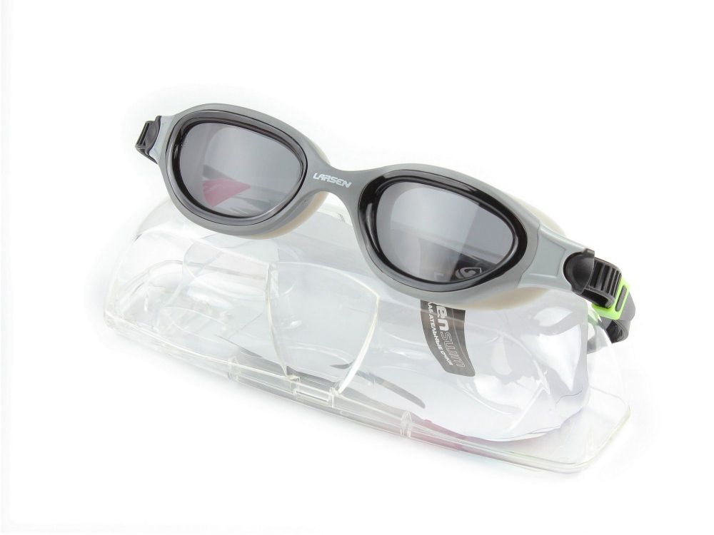 Фотографии Очки плавательные Larsen GG1711 dark Smoke\Silver/Black