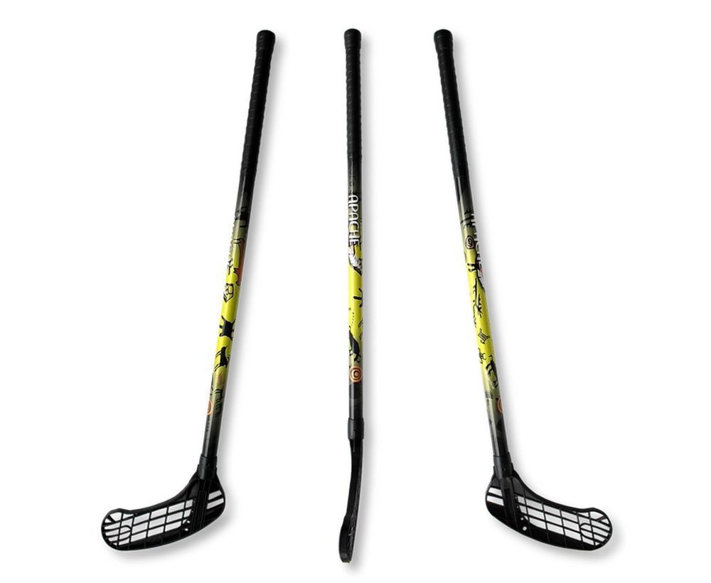 Фото Клюшка флорбольная ACITO APACHE 33 YELLOW 95 Round - Прямой