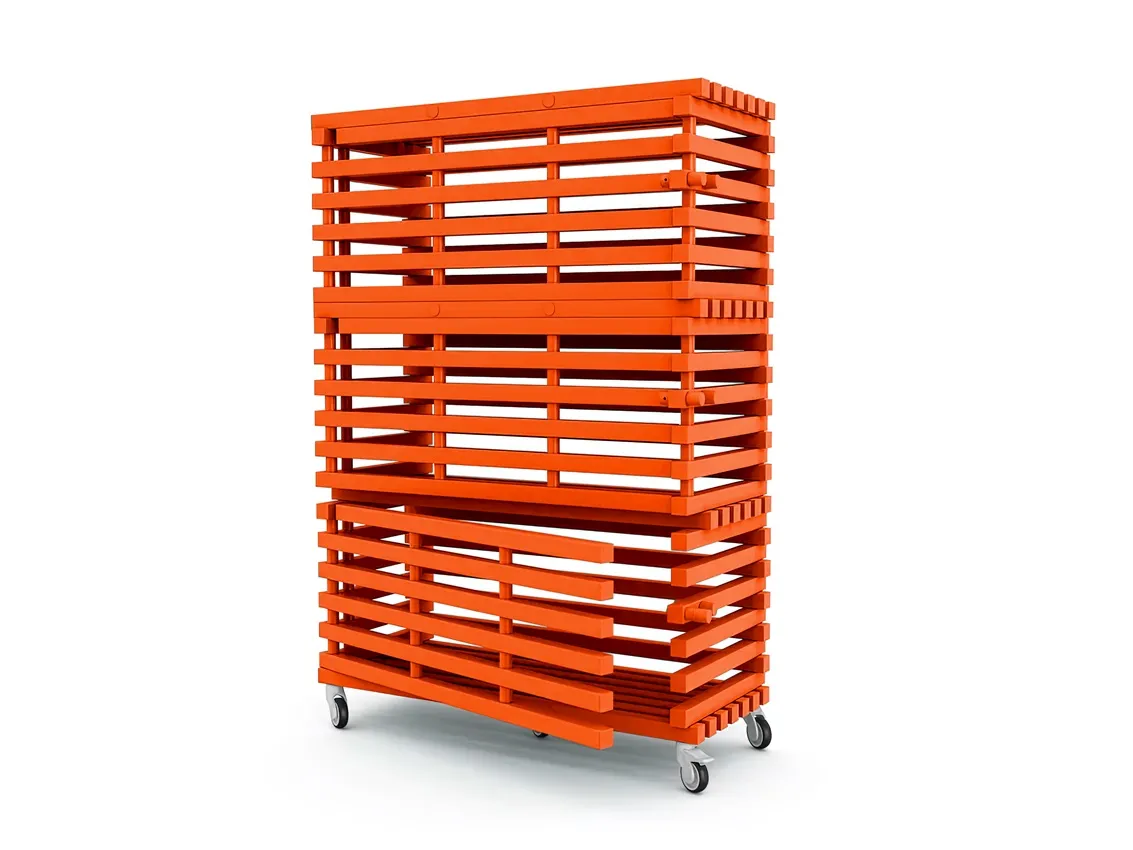 Фотографии Шкаф–стеллаж 3–секционный закрывающийся