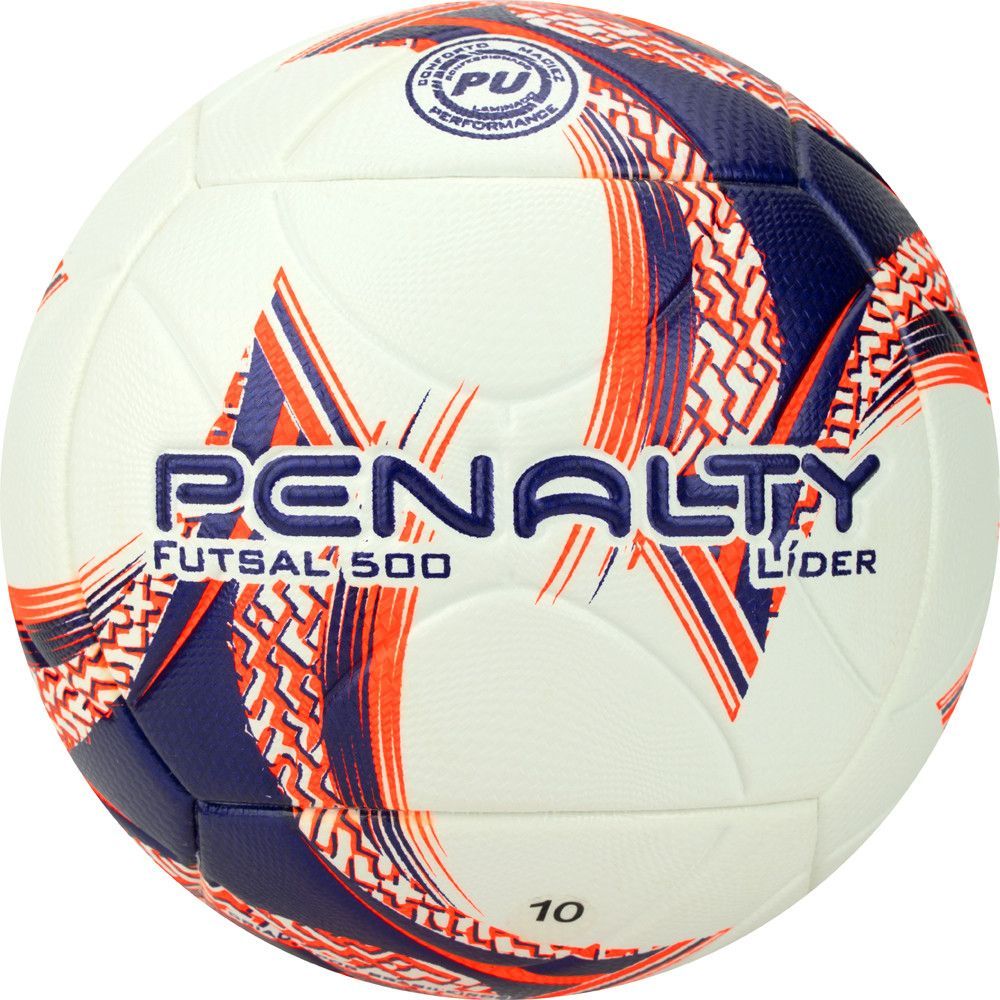 Фото Мяч футзальный PENALTY BOLA FUTSAL LIDER XXIII 5213411239-U, размер 4, бел-фиолет-оранжевый