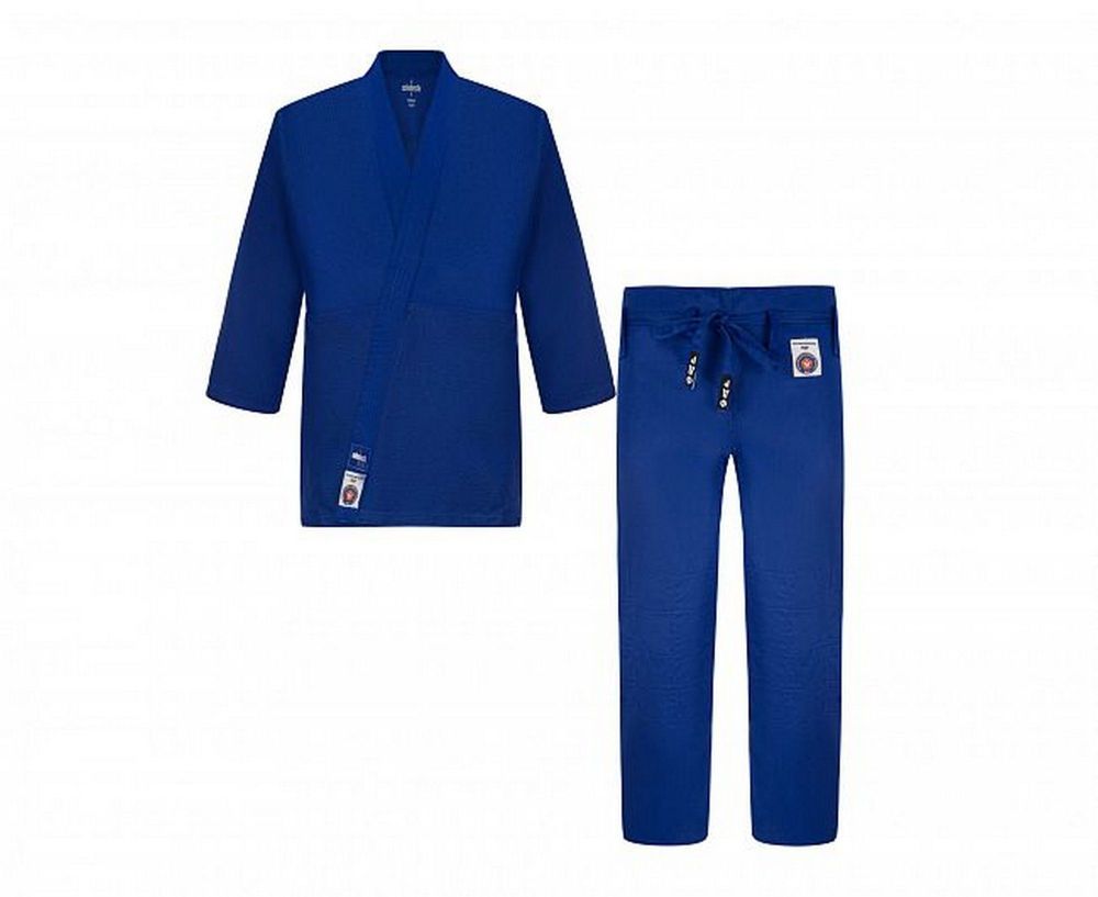 Фотографии Кимоно для дзюдо Clinch Judo Red FDR C555 синий