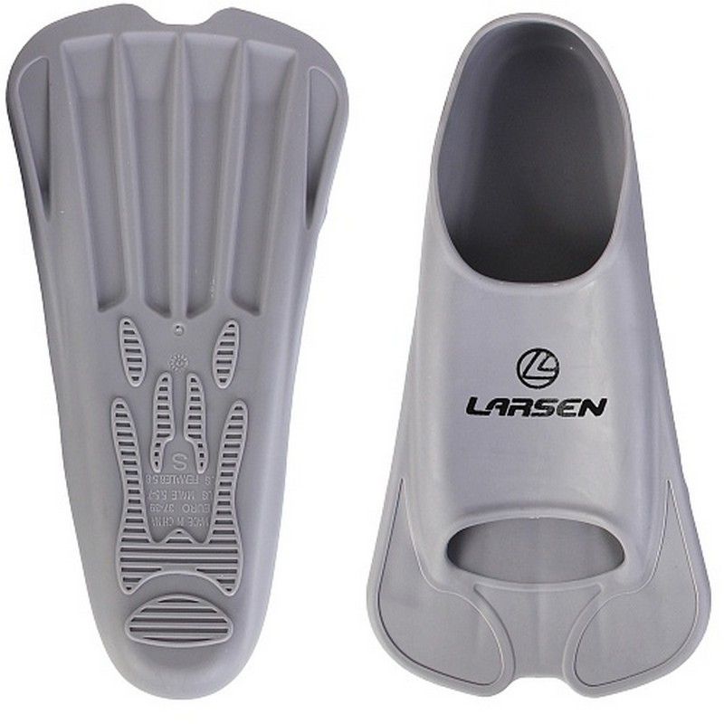 Фото Ласты укороченные Larsen F627 серый