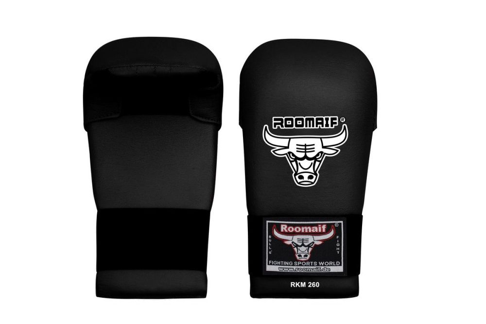 Фотографии Спарринговые перчатки для каратэ Roomaif RKM-260 ПУ черные