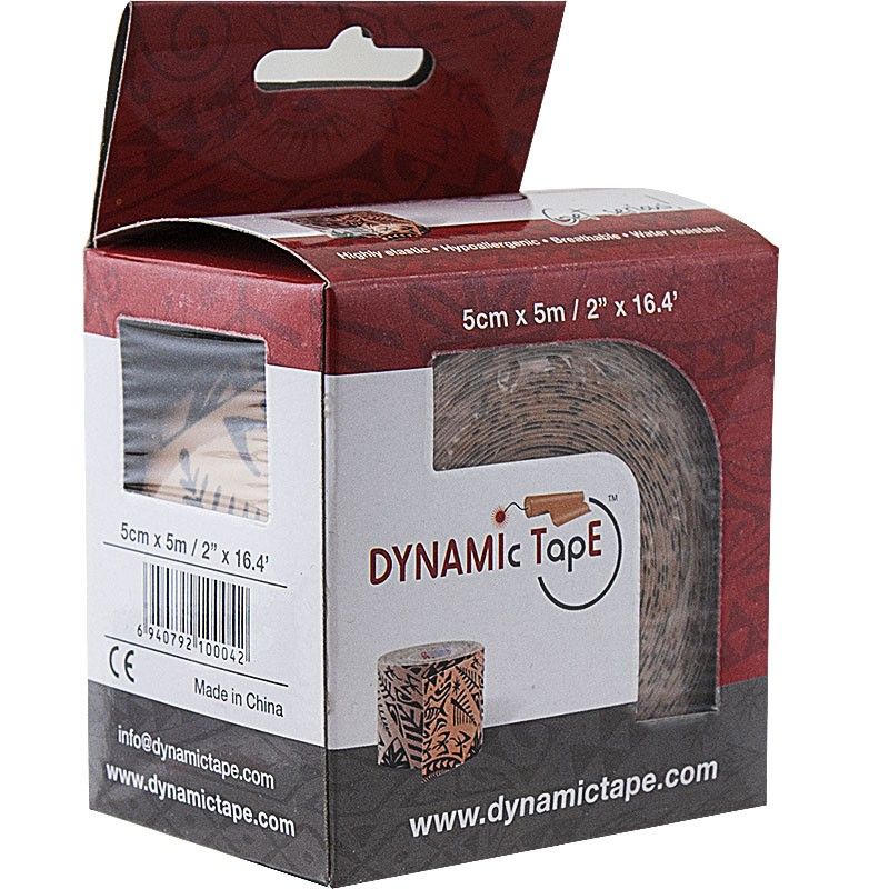 Фотографии Тейп динамический Dynamic Tape DT50TT телесный с черным тату