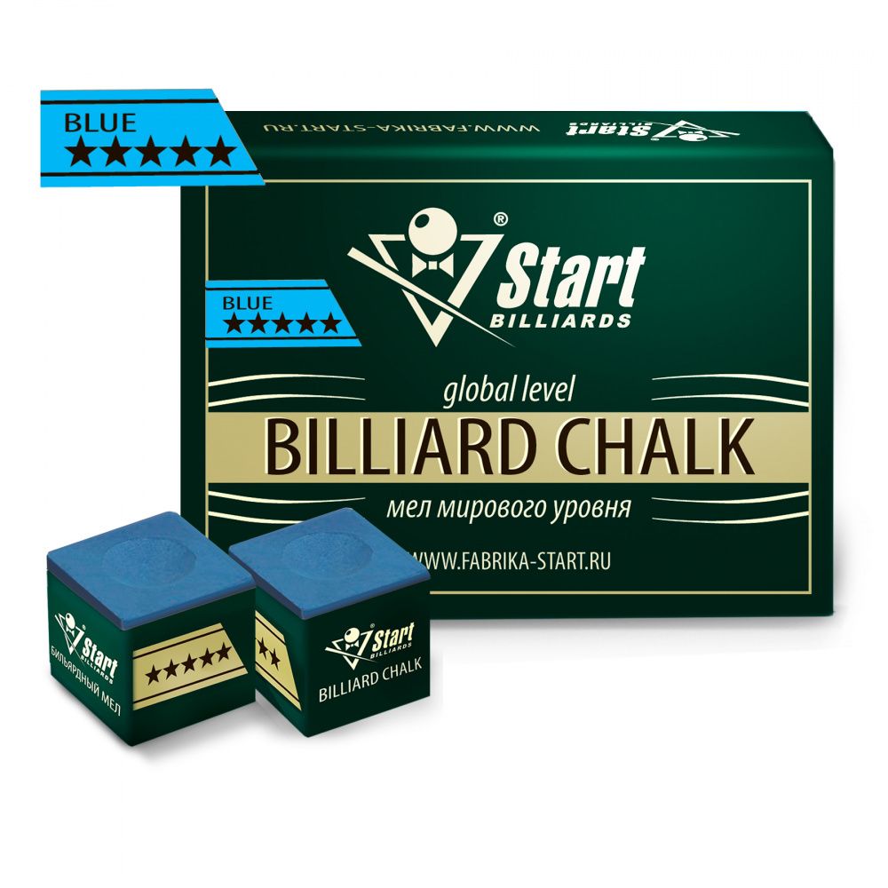 Фотографии Мел Startbilliards 5 звезд синий (12шт)