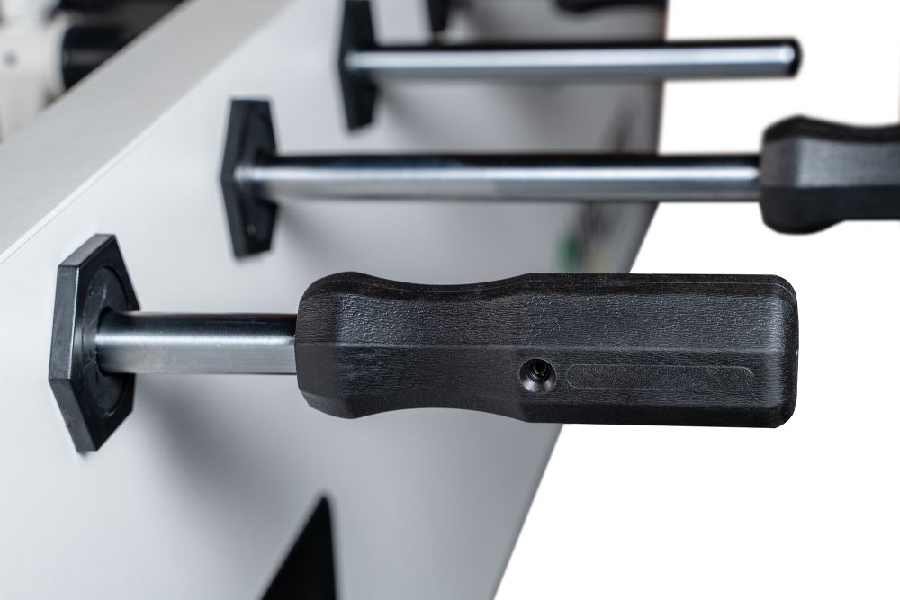 Фотографии Игровой стол - футбол "NineStar Iron Pro ITSF Grey" (144х75,5х90)
