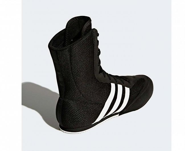 Фотографии Боксерки Adidas Box Hog 2.0 черно-белые