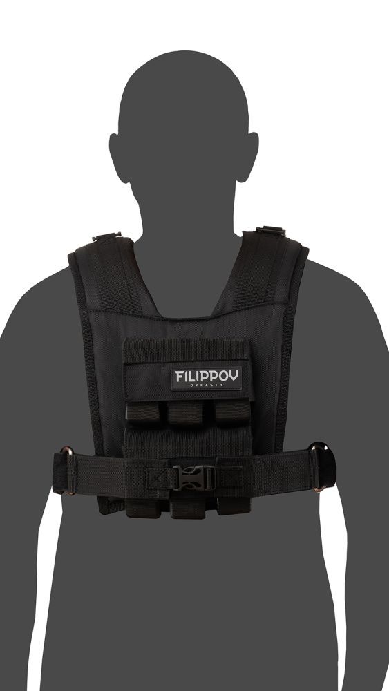 Фото Жилет-утяжелитель Hard Training FILIPPOV 13кг (черный) 13 кг