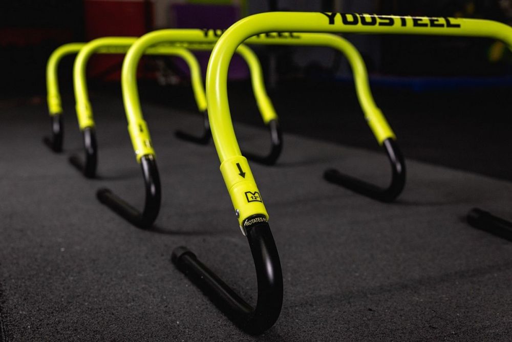 Фотографии Барьеры для тренировок регулируемые YouSteel высота 20\31см, комплект 5шт