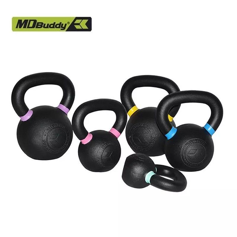 Фото Гиря железная с цветными кольцами MD Buddy MD2219 4 кг