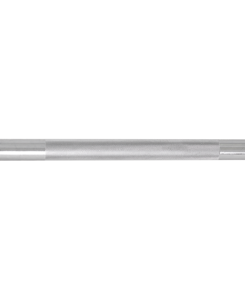 Фотографии Гриф для штанги BB-103 прямой, d=25 мм, металл, с металлическими замками, хром, 120 см