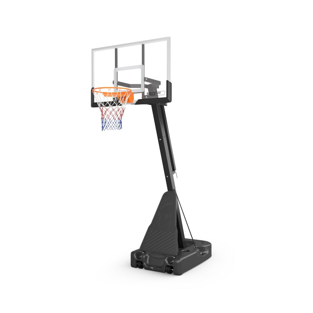 Фотографии Баскетбольная стойка UNIX Line B-Stand-PC 54"x32" (140 х 82 см) R45 H230-305 см