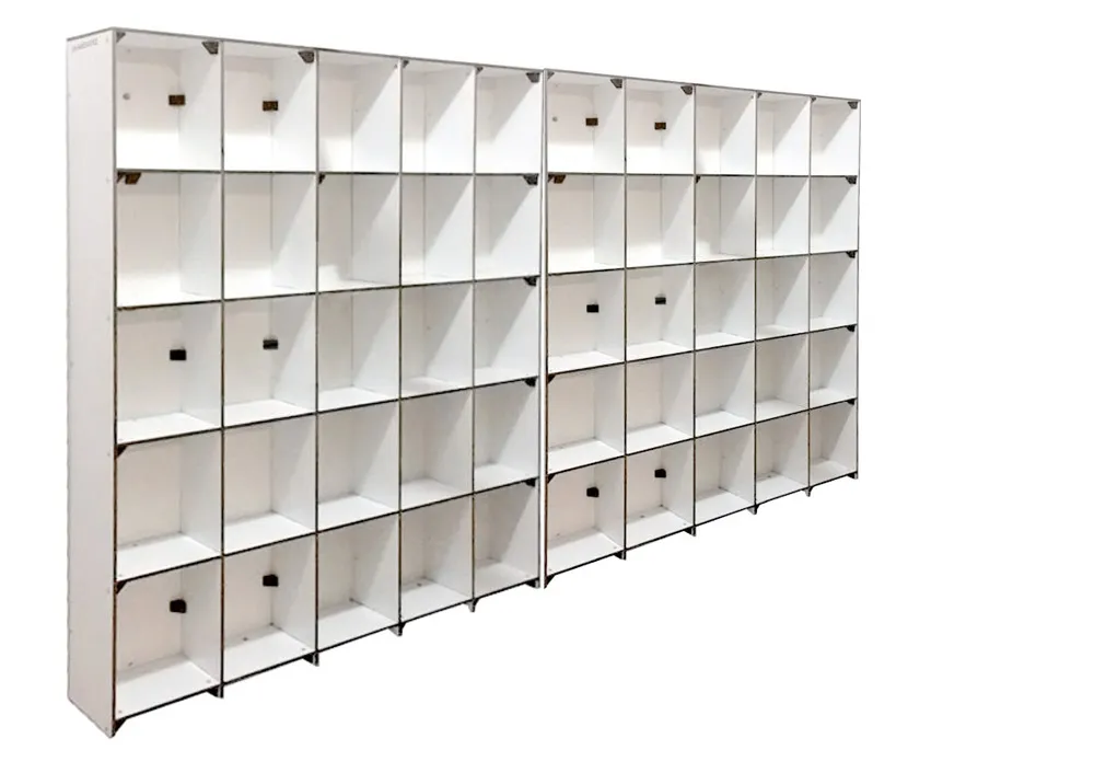 Фото Шкаф–полка для душевой (50) ячеек