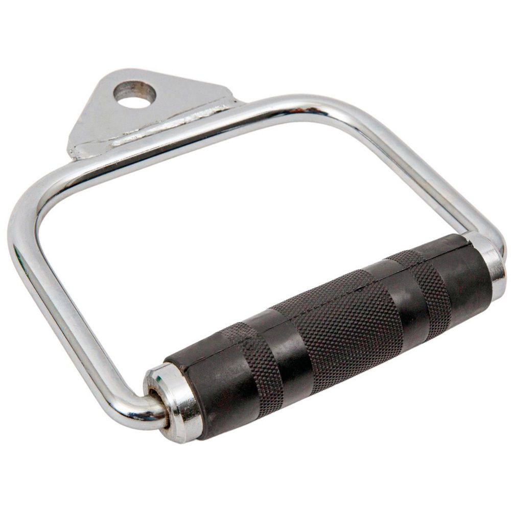 Фото Блочная ручка Одинарная с грипсами, для тяги Sportex E42088