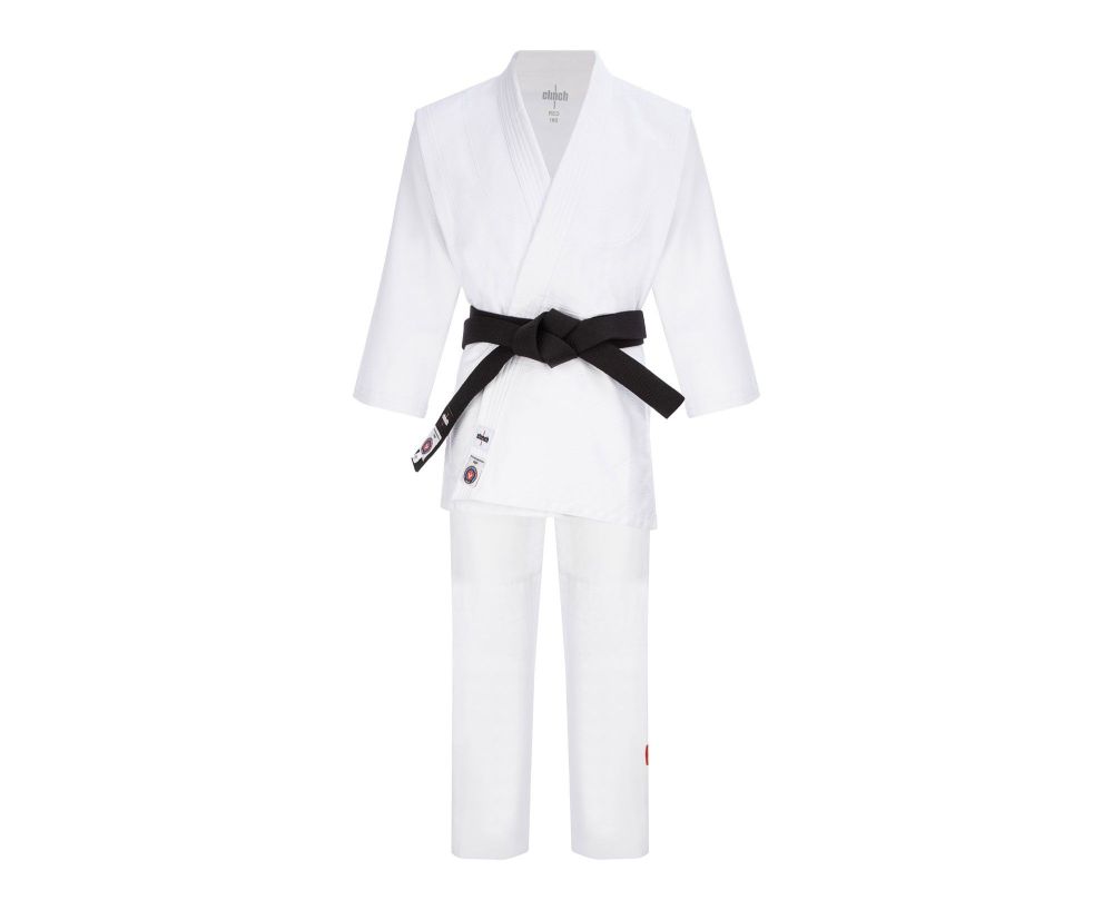 Фотографии Кимоно для дзюдо Clinch Judo Red FDR C555 белый