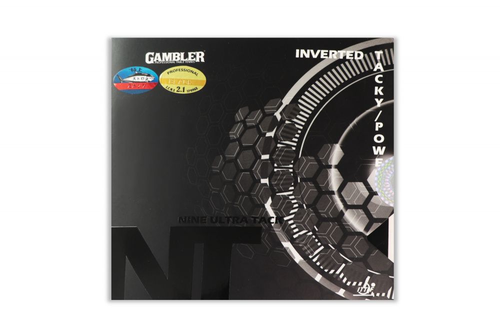 Фото Накладка для ракетки GAMBLER NINE ULTRA TACK 2.1MM BLACK