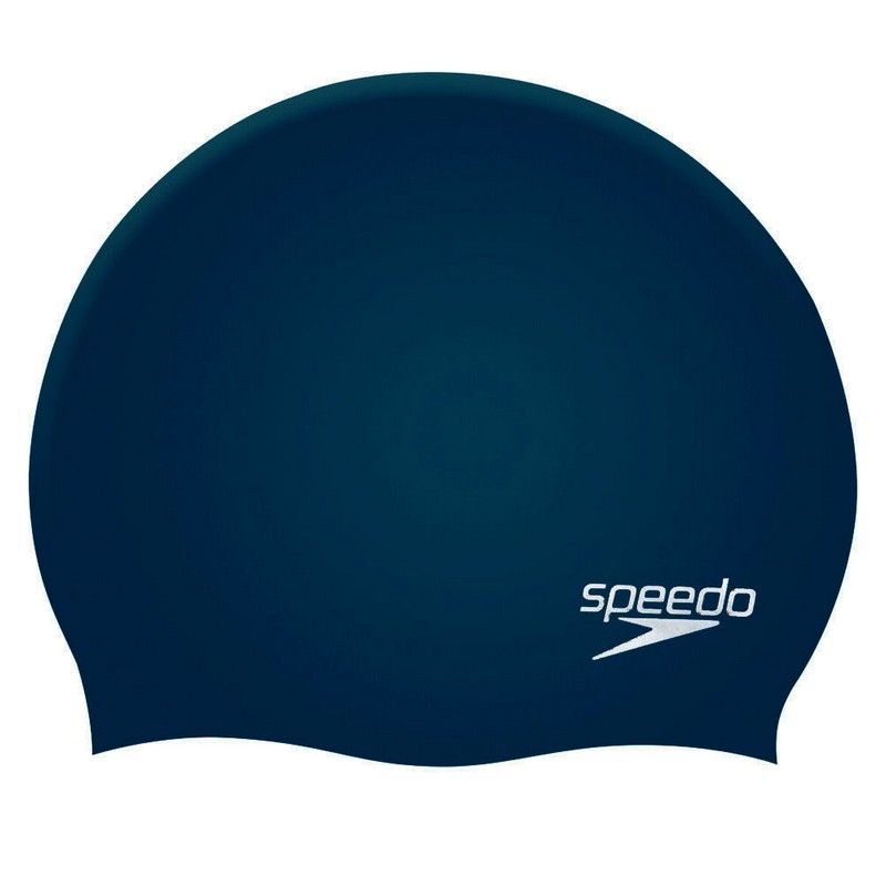 Фото Шапочка для плавания Speedo Plain Flat Silicone Cap 8-709910011 темно-синий