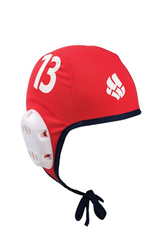 Фотографии Шапочка для водного поло Mad Wave Waterpolo Caps M0597 01 13 05W красный