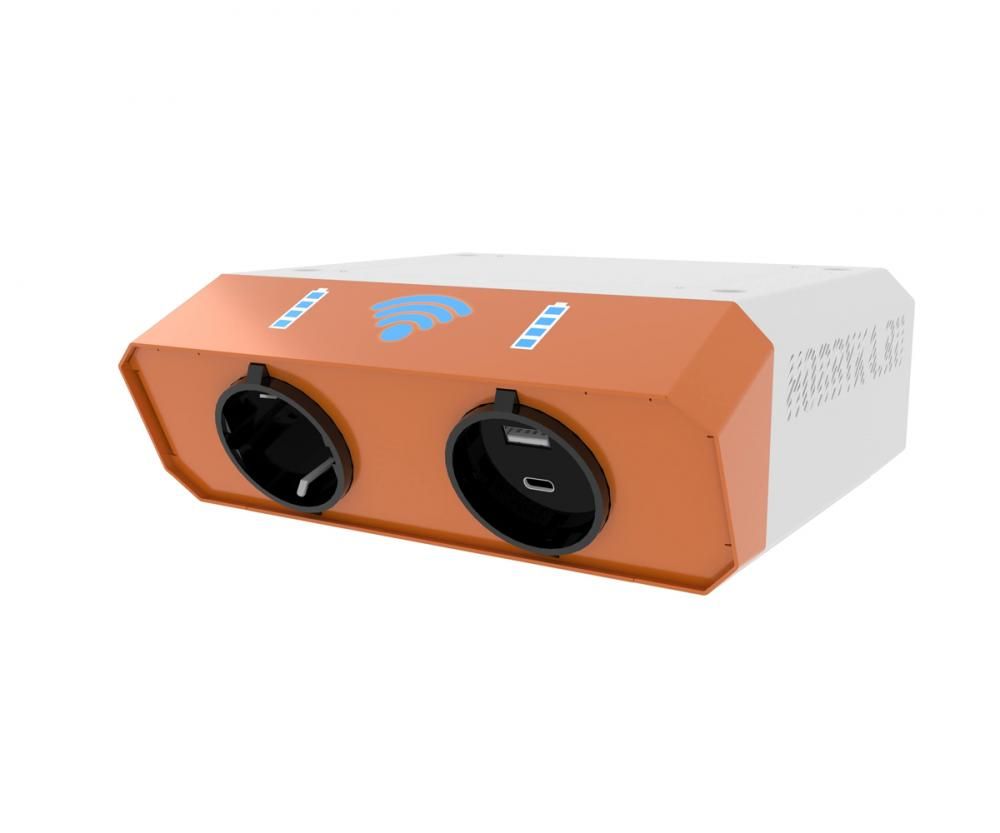 Фотографии Зарядное устройство и точка доступа Wi-Fi «Валли» 1xUSB, 1xTYPE-C, 1x220V