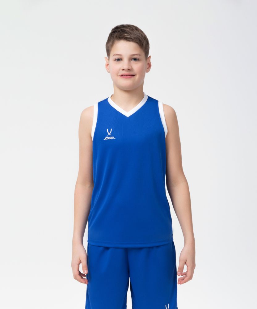 Фотографии Майка баскетбольная JOGEL CAMP Basic, синий, детский